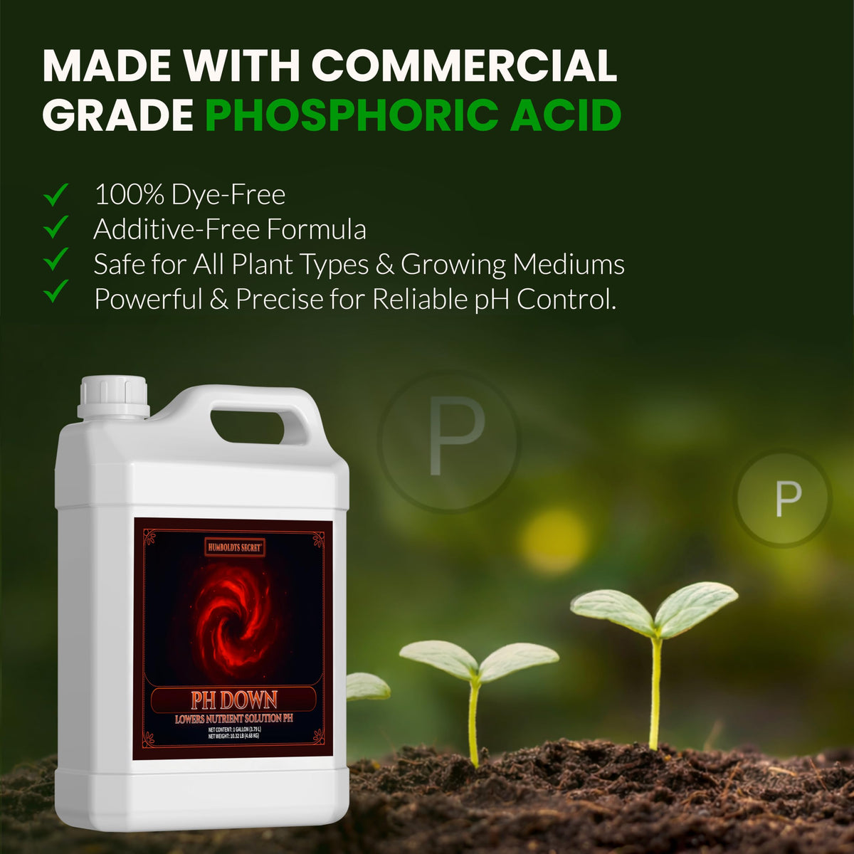 Humboldts Secret pH Down Liquid Adjuster