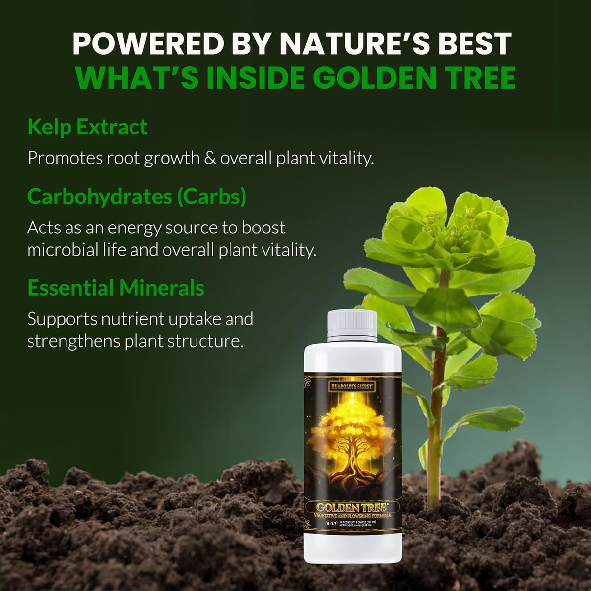 Humboldts Secret Golden Tree Plant Food