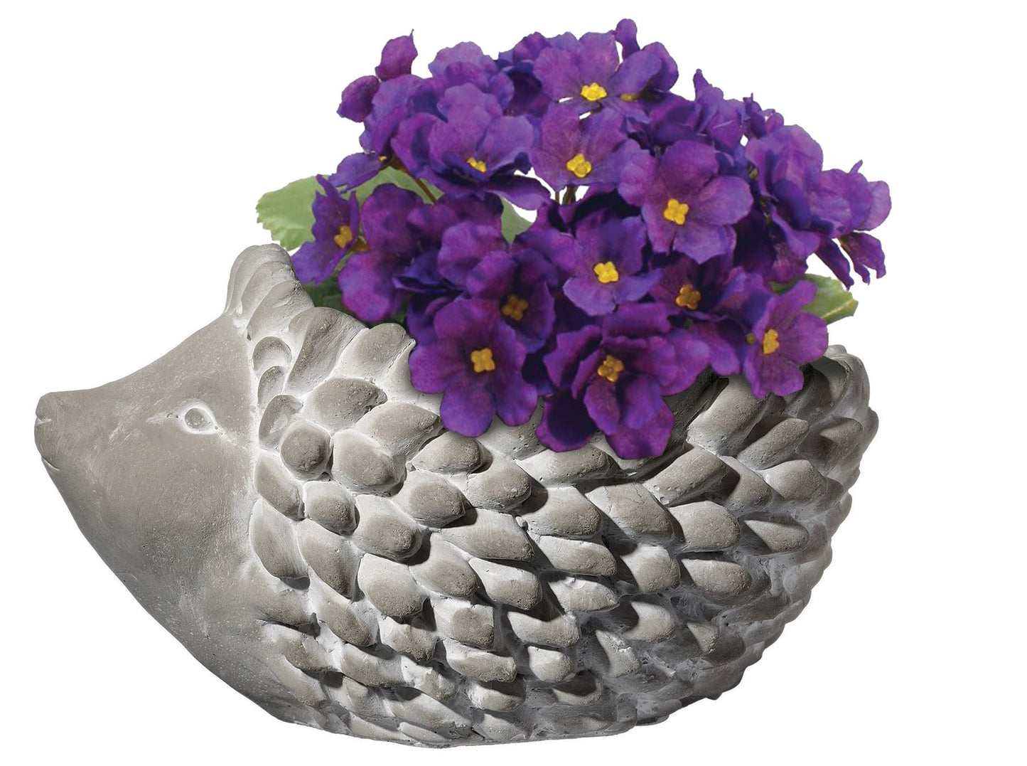 Classic Home and Garden Cement Buddies Animal Planter - Cute Desk Decoration - UV Coated Animal Vase w/Removable Drain Plug - Succulent Planter for Indoor/Outdoor Use (Bird Planter, Rust, Large)