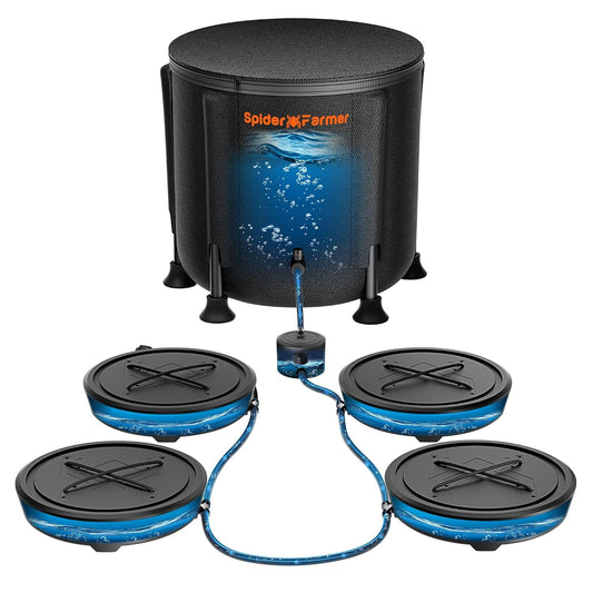 Spider Farmer 4 Pot Gravity-Fed Self Watering System, Automatic Watering
