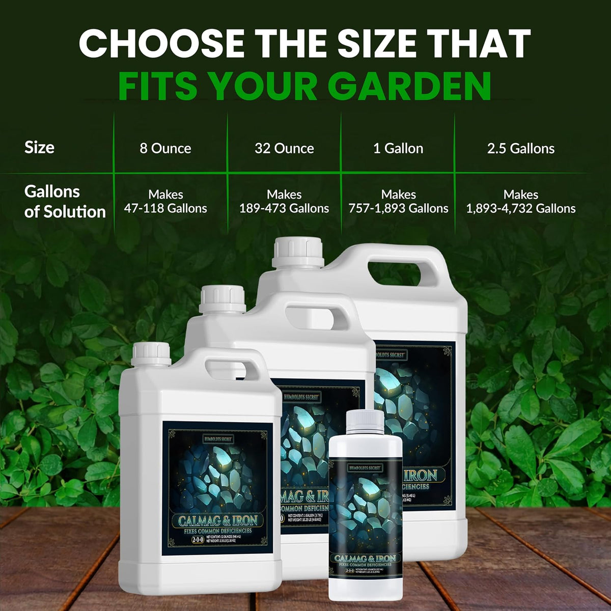 Humboldts Secret CalMag and Iron Plant Supplement