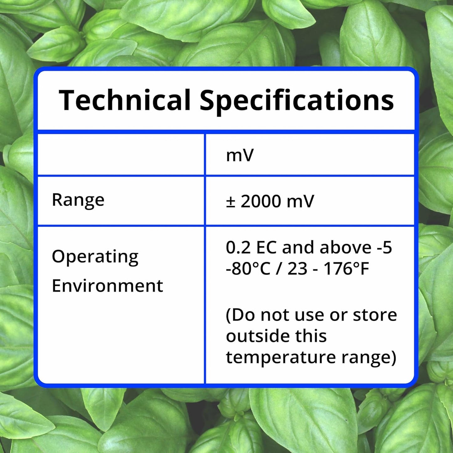 Bluelab ORP Probe – Durable, Platinum Probe with Ceramic Diaphragm & 2m Cable for Chlorine-Based Sanitiser Monitoring