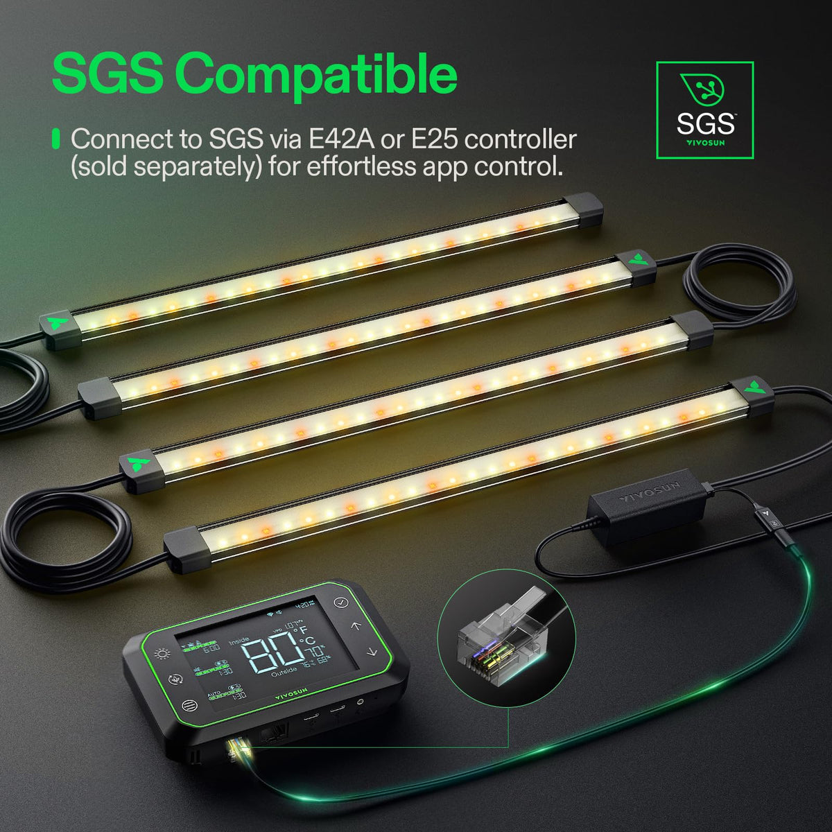 VIVOSUN LumaRay Side Lighting Bar Sets, Pack Options