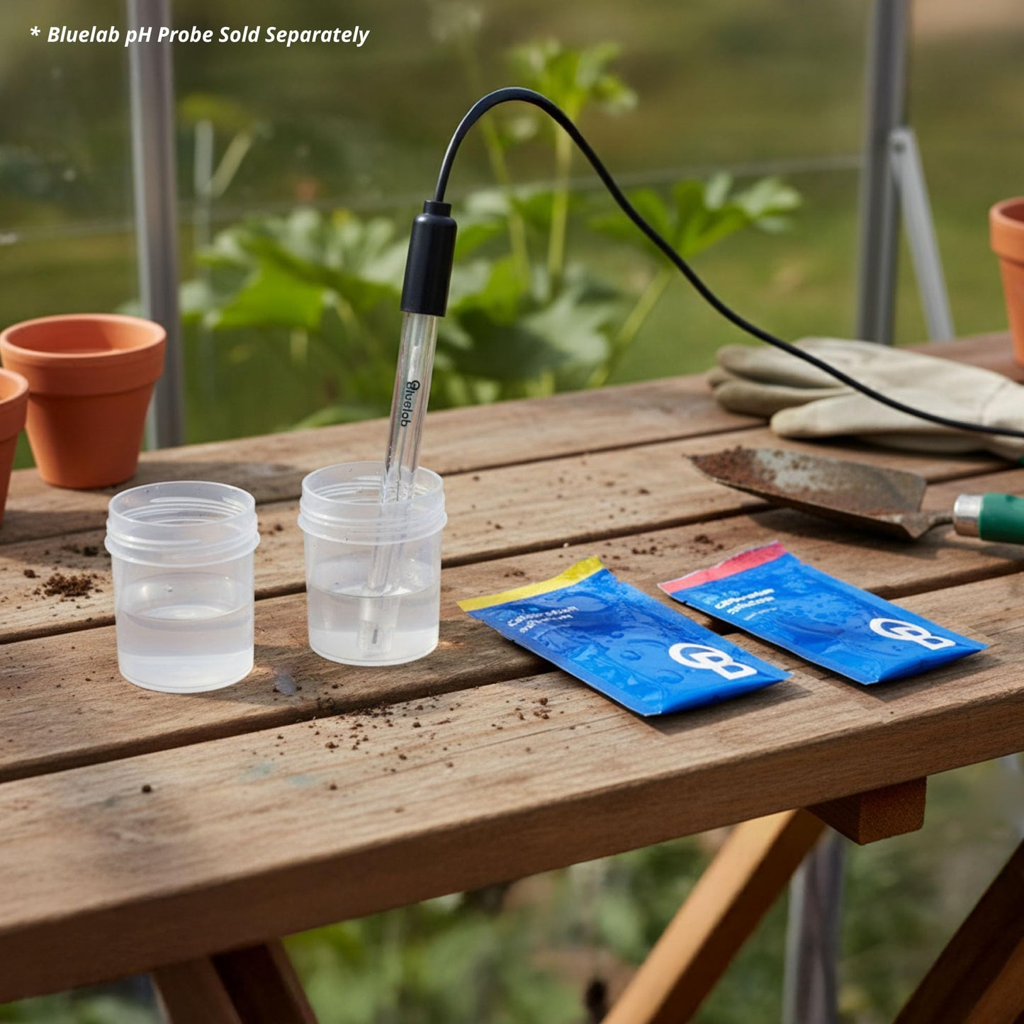 Bluelab CAREKITPH pH Probe Care Kit with Calibration Solution, Storage Solution, and Brush, used for pH Pen, Meter, Monitor, Controller and Tools for Hydroponic System and Indoor Plant Grow