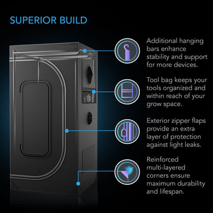 AC Infinity CLOUDLAB Grow Tents, Size and Layout Options