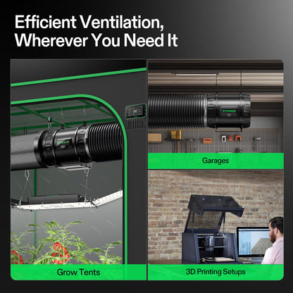 VIVOSUN Air Filtration Kits, Basic and Pro Options