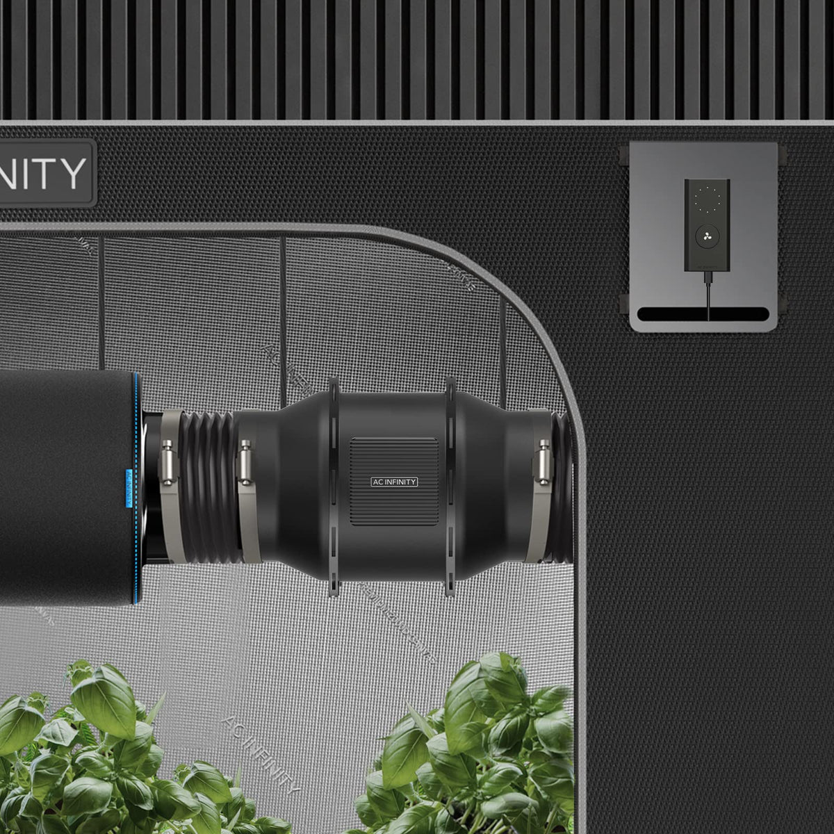 AC Infinity Inline Duct Fans with Controller Options