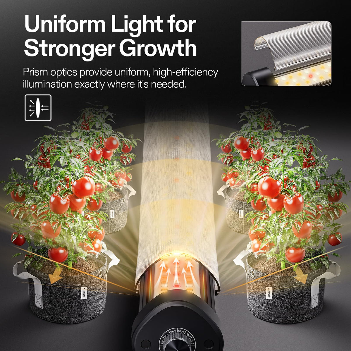 VIVOSUN LumaRay Under Canopy Grow Lights, Pack Options