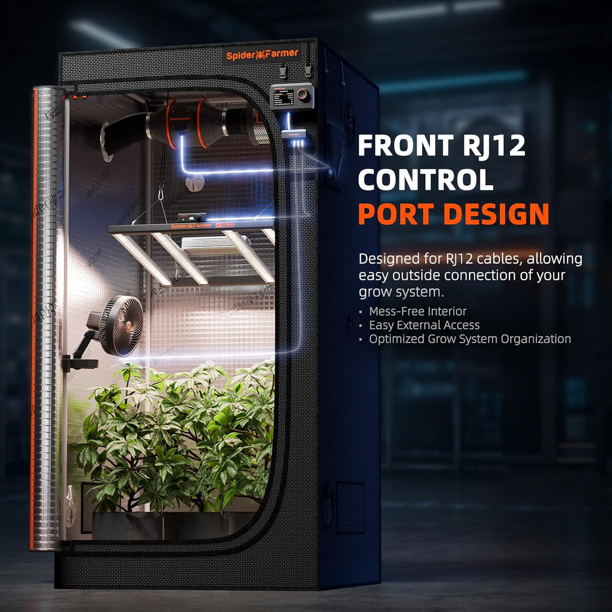 Spider Farmer 4x4 Grow Tent 48"x48"x80" Indoor Plant Growing 2026 New