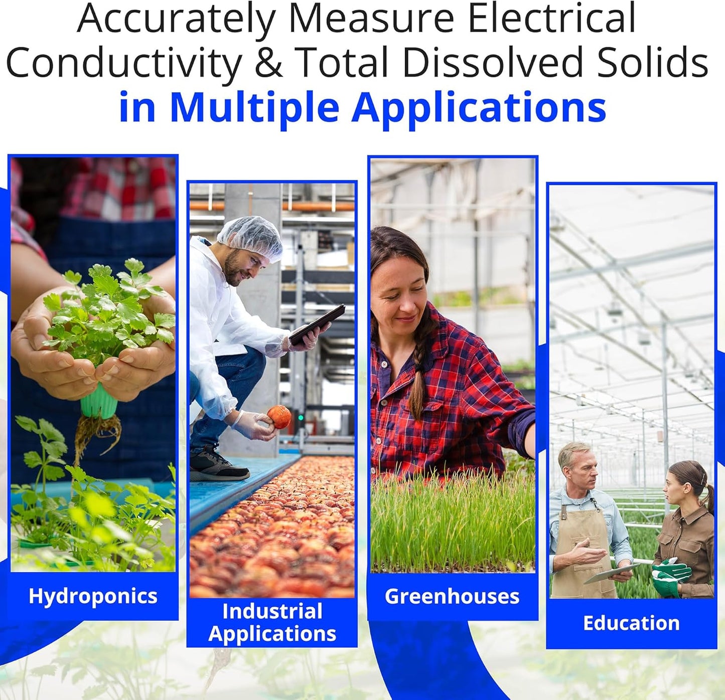 Bluelab Truncheon Nutrient Meter, Digital Conductivity Tester in Water (EC, 500, ppm 700, CF, TDS) Tool for Hydroponic System and Indoor Plant Grow