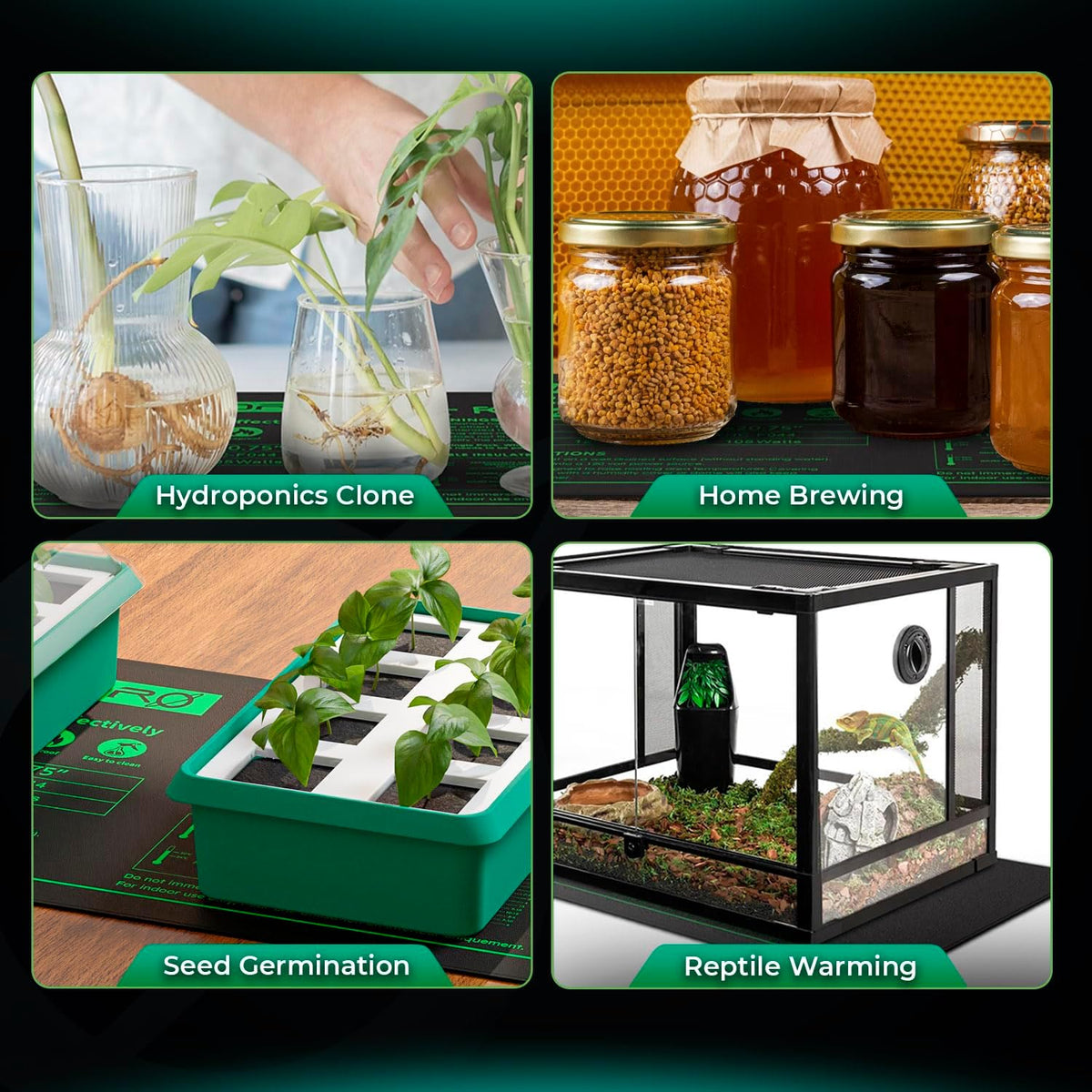 MARS HYDRO Seedling Heat Mats and Kits, Multiple Sizes