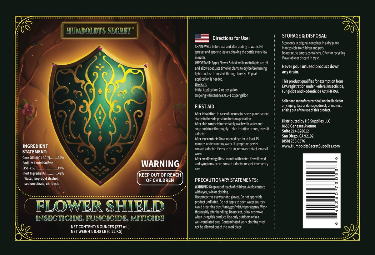 Humboldts Secret Flower Shield Plant Care Spray