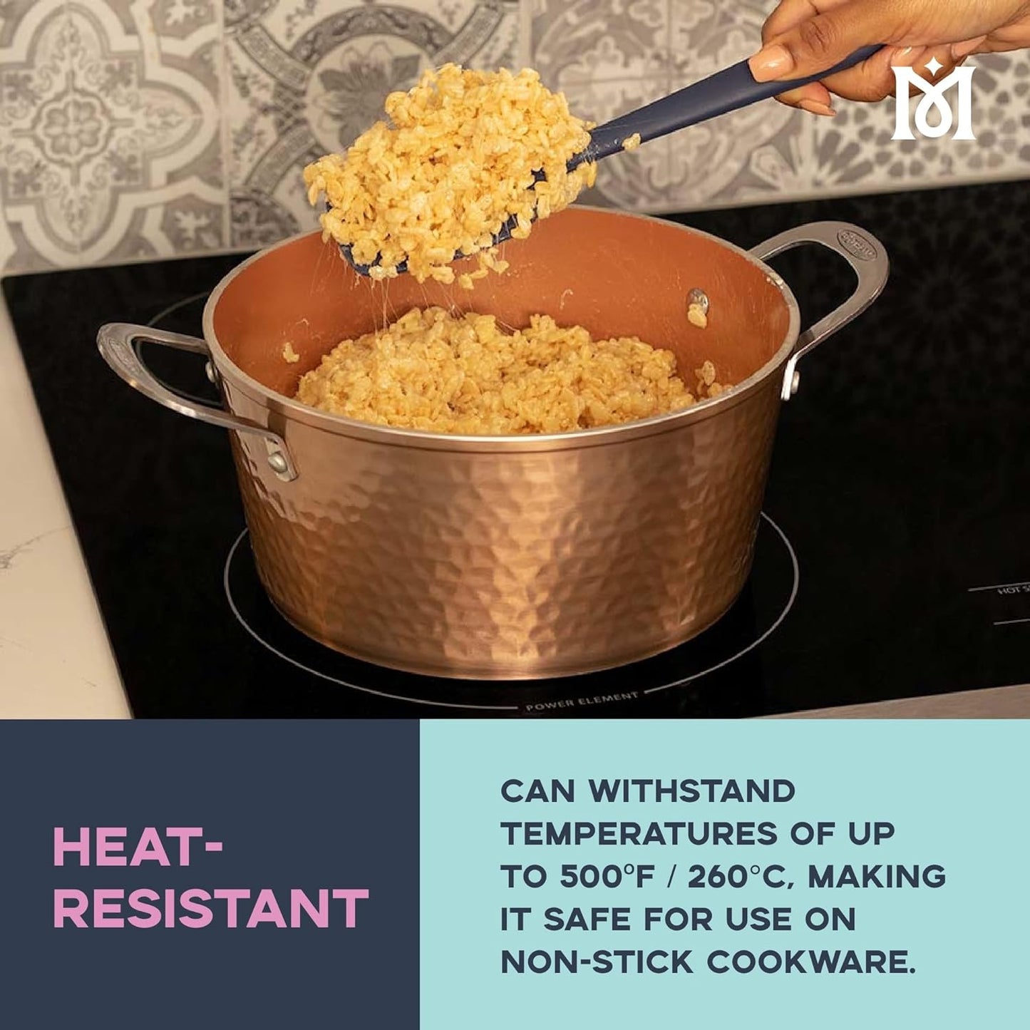 MAGICAL BUTTER Silicone Spatulas 3-Pack - Heat-Resistant & Dishwasher-Safe Kitchen Tools - Spatulas & Spoonula with Non-Slip Grip - Easily Combine Ingredients & Remove Mixtures from Molds & Trays