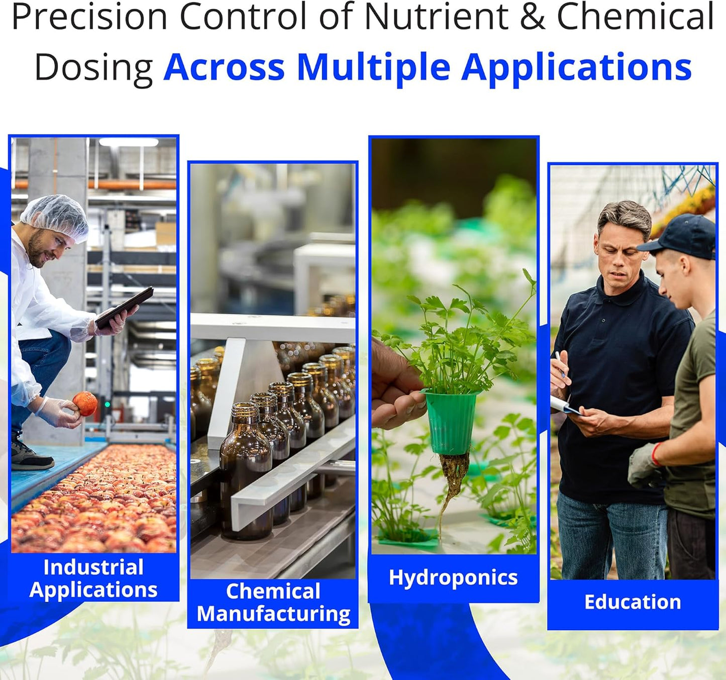 Bluelab IntelliDose Controller Kit Automated 24/7 Reservoir pH, EC, Temp Control with Wi-Fi, Multi-Nutrient Dosing, Replaceable Probes, Edenic Integration Advanced Hydroponic System Management