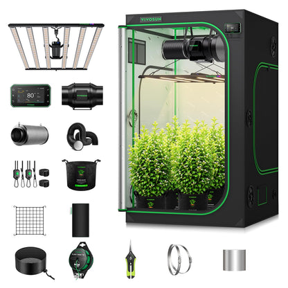 VIVOSUN Smart Grow Tent Kits, Multiple Sizes