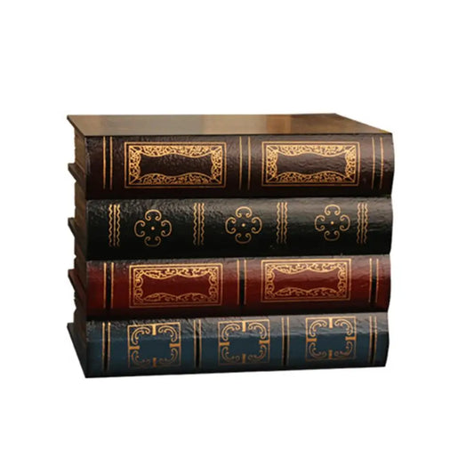 Simulation Book Storage Box European Retro Fake Book Ornament Decoration Office Book Model Photo Prop Book #CO