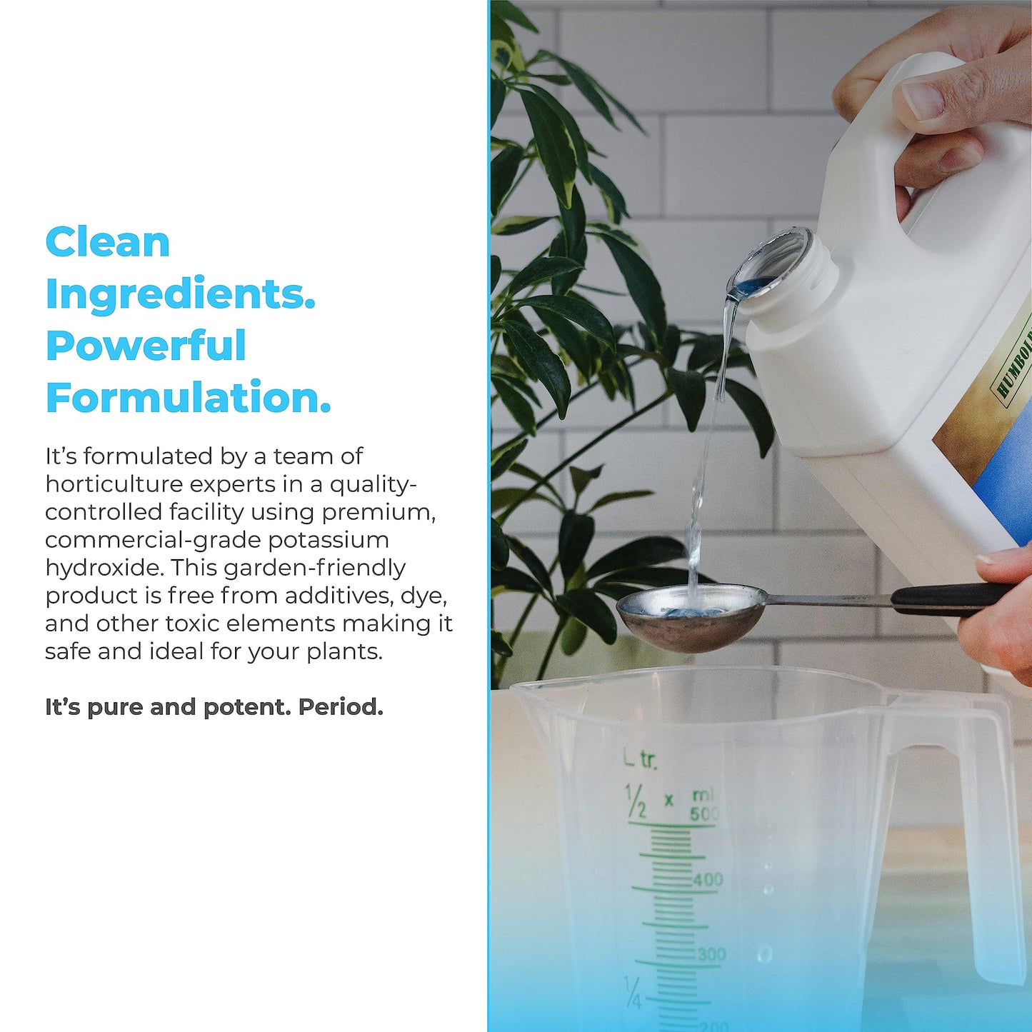 Humboldts Secret pH Up - Hydroponic pH Up - pH Up for Plants to Stabilize Nutrient - Plant pH Adjustment - Plant Nutrient pH Levels Optimizer (32 Ounce)