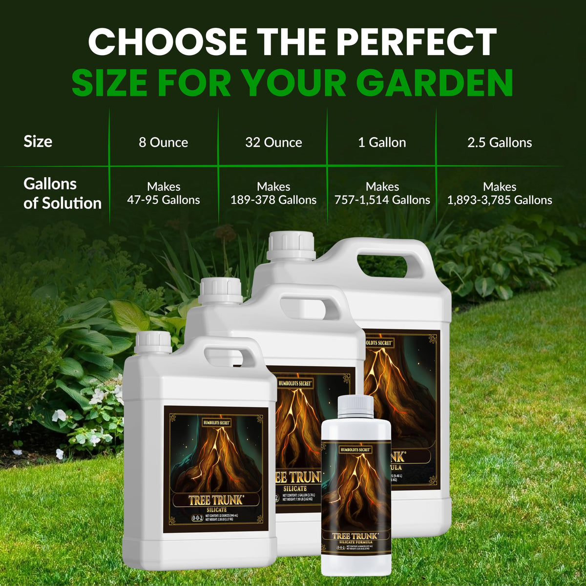 Humboldts Secret Tree Trunk Potassium Silicate Supplement