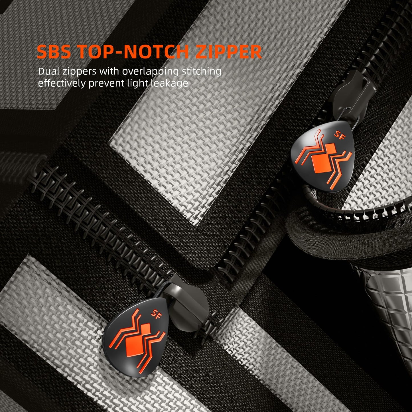 Spider Farmer Pro Series 4.6x2.3x6.6 Grow Tent, 55"x28"x80" with Roll-up Door, Observation Window Floor Tray, 2000D Thicken Mylar Canvas, 4x2 for Hydroponic Indoor Growing for SF2000, SE4500, G4500