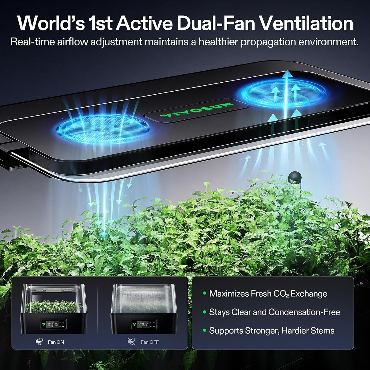 VIVOSUN VSeed S40 Smart Seedling Box, Indoor Seed Starting & Cloning System