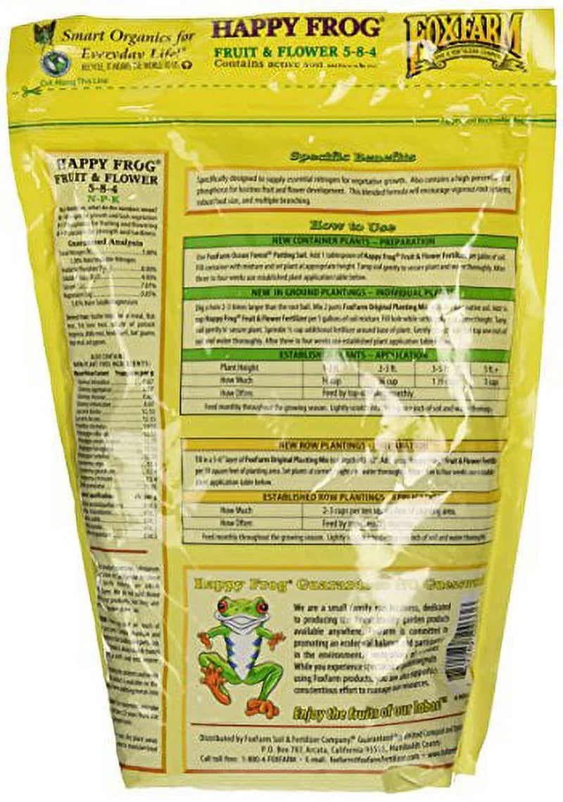 Smart Naturals Happy Frog Fruit and Flower Fertilizer, 4 Lb
