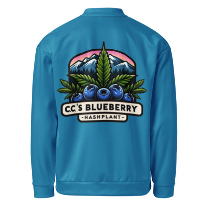 C.C.’s Blueberry Hashplant Jacket — back view