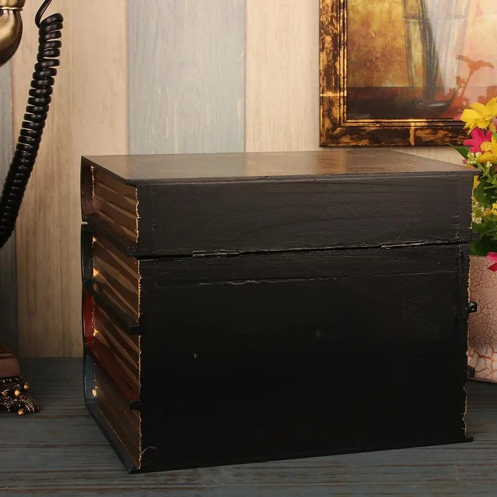 Simulation Book Storage Box European Retro Fake Book Ornament Decoration Office Book Model Photo Prop Book #CO