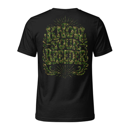 Cannauflage x Know Your Breeder Tee — back view