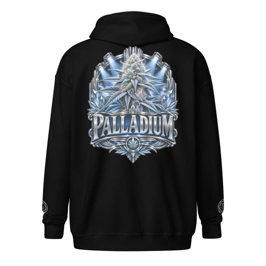 Palladium Zip Hoodie — back view