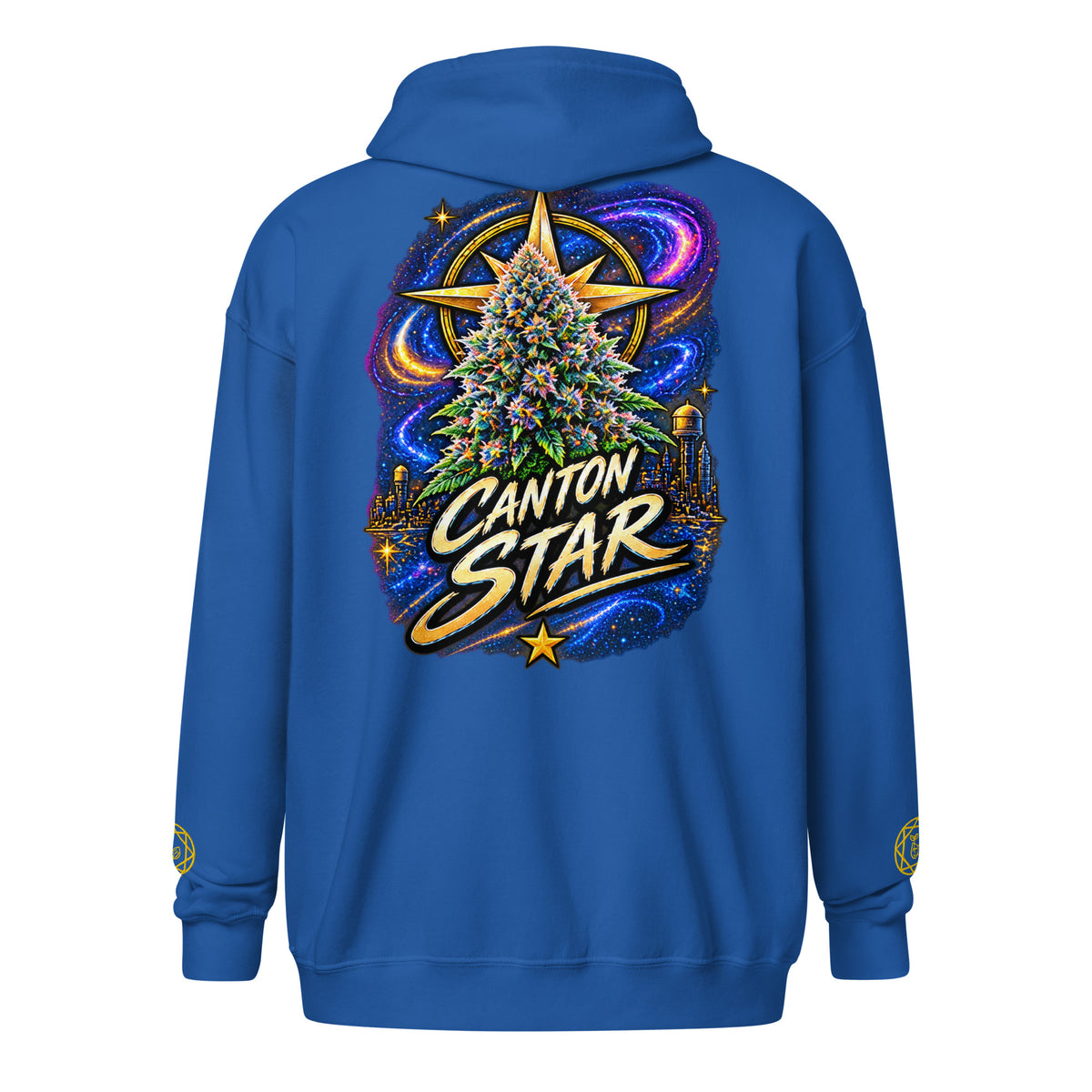 Canton Star Zip Hoodie — back view