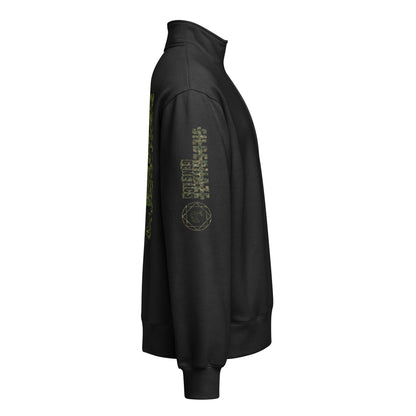 Cannauflage x Know Your Breeder Half-Zip — right view