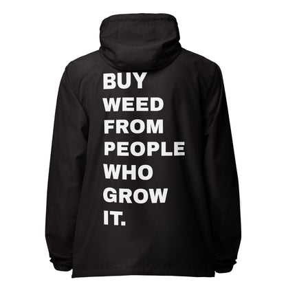 Buy Weed From... Windbreaker — back view