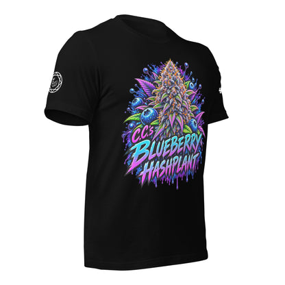 C.C.'s Blueberry Hashplant Shirt — right front view