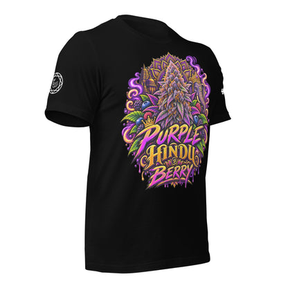 Purple Hindu Berry Shirt — right front view